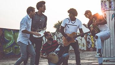 Band photos for press and promoters